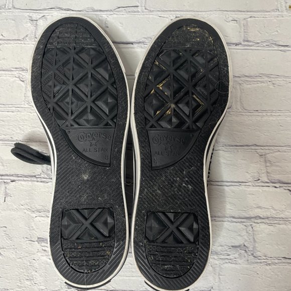 Converse All Star 517626F Women's 10 Black & White Plaid Sneakers Shoes Canvas - Picture 9 of 11